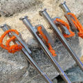 Titanium Heavy Duty Pont Pegs для адпачынку на адкрытым паветры
